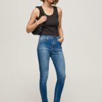 Denim Dion High Waisted Skinny Fit Jeans Pepe Jeans L20F2F41 Women