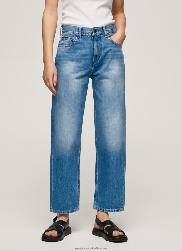 Denim Dover High Waisted Relaxed Fit Jeans Pepe Jeans L20F2F84 Women - Image 2