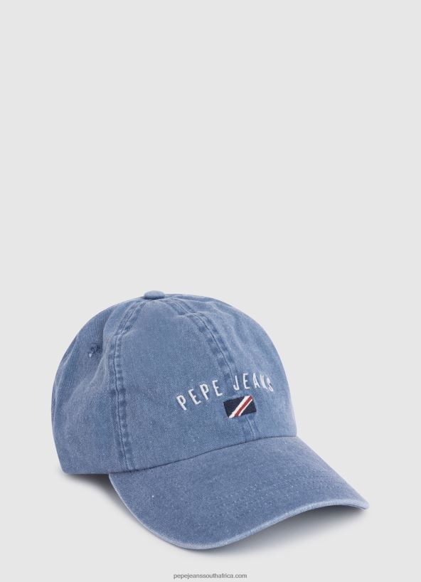 denim_embroidered_logo_basic_cap_pepe_jeans_l20f2f778_women.jpg Denim Embroidered Logo Basic Cap Pepe Jeans L20F2F778 Women - Image 1