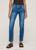 Denim Gen Straight Fit Mid Waist Jeans Pepe Jeans L20F2F32 Women - Image 2