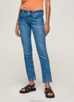 Denim Gen Straight Fit Mid Waist Jeans Pepe Jeans L20F2F34 Women - Image 2