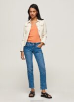 Denim Gen Straight Fit Mid Waist Jeans Pepe Jeans L20F2F34 Women