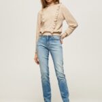 Denim Grace High Waisted Slim Fit Jeans Pepe Jeans L20F2F67 Women