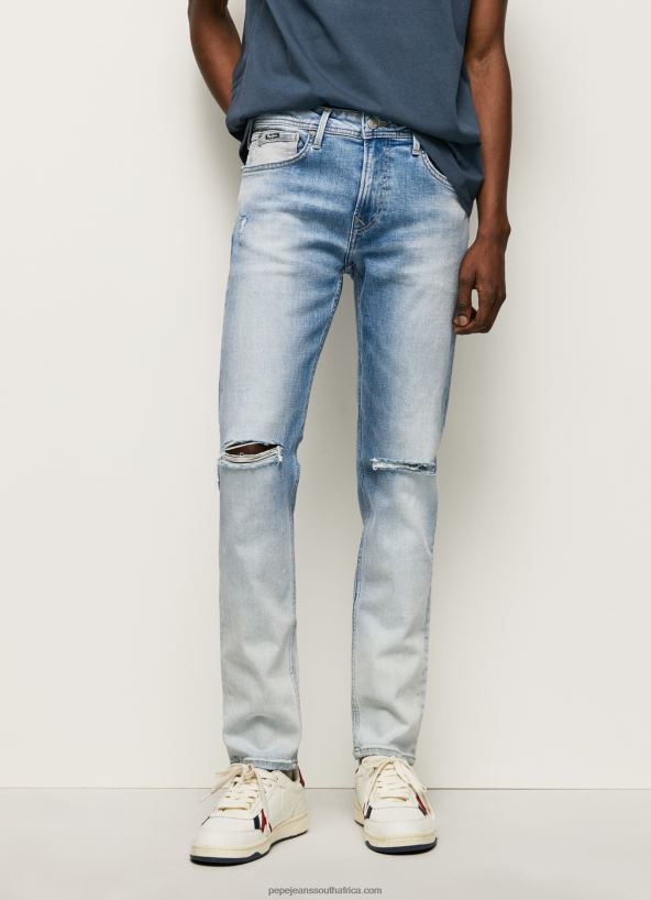 Denim Hatch Regular Midrise Slim Fit Jeans Pepe Jeans L20F2F796 Men - Image 2