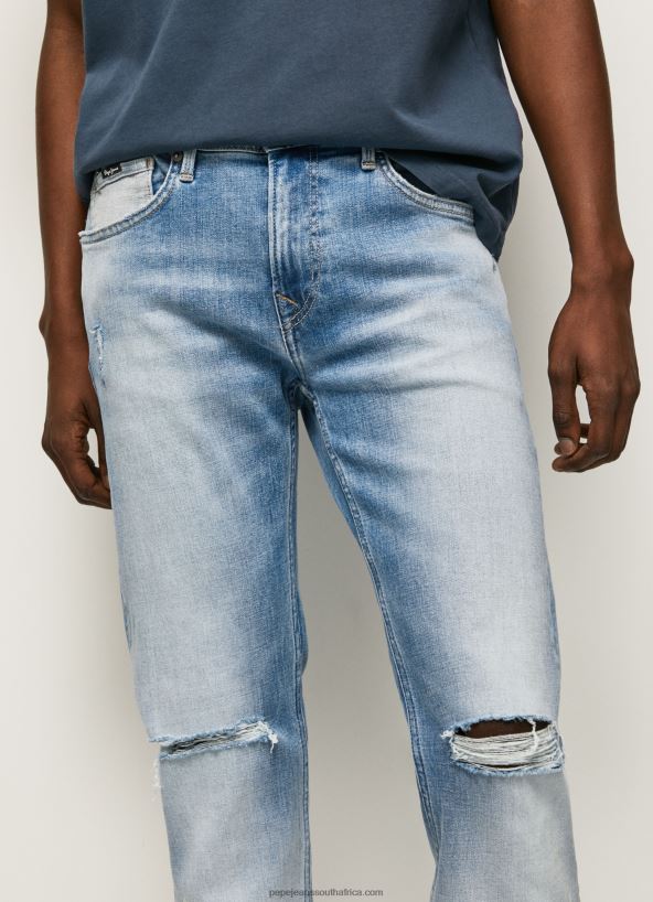 Denim Hatch Regular Midrise Slim Fit Jeans Pepe Jeans L20F2F796 Men - Image 3