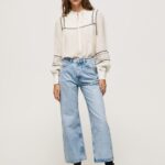 Denim Lexa Sky High Waisted Wide Fit Jeans Pepe Jeans L20F2F78 Women