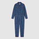 Denim Long Cotton Denim Jumpsuit Pepe Jeans L20F2F1363 Girl