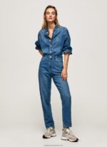 Denim Long Cotton Denim Jumpsuit Pepe Jeans L20F2F147 Women