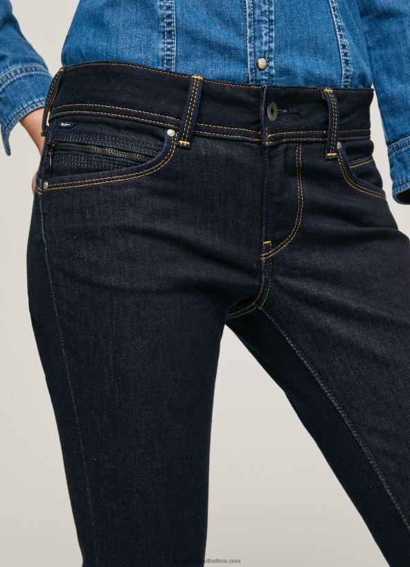 Denim New Brooke Slim Fit Mid Waist Jeans Pepe Jeans L20F2F9 Women - Image 3