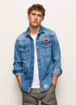 Denim Noah Regular Fit Denim Shirt Pepe Jeans L20F2F1049 Men - Image 2