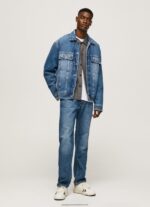 Denim Oversized Denim Jacket Pepe Jeans L20F2F818 Men - Image 2