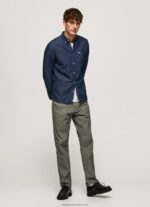 Denim Parton Denim Shirt Pepe Jeans L20F2F1035 Men - Image 2