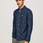 Denim Parton Denim Shirt Pepe Jeans L20F2F1035 Men