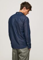 Denim Parton Denim Shirt Pepe Jeans L20F2F1035 Men - Image 4