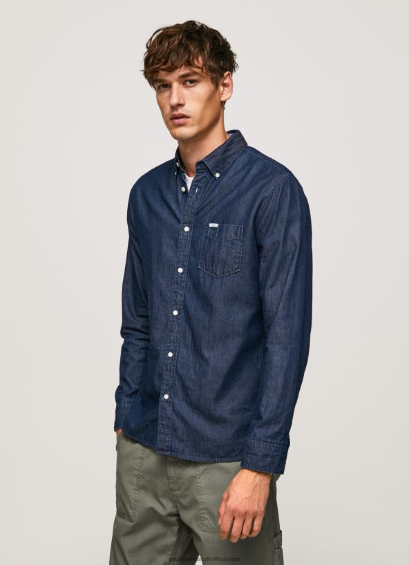 denim_parton_denim_shirt_pepe_jeans_l20f2f1035_men.jpg Denim Parton Denim Shirt Pepe Jeans L20F2F1035 Men - Image 1