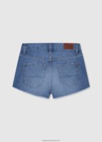 Denim Patty Ripped Denim Shorts Pepe Jeans L20F2F1491 Girl - Image 2
