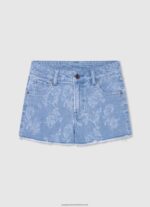 Denim Patty Ripped Denim Shorts Pepe Jeans L20F2F1491 Girl - Image 4