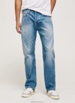 Denim Penn Dropped Rise Relaxed Fit Jeans Pepe Jeans L20F2F810 Men - Image 2