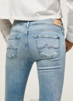 Denim Piccadilly Midrise Slim Fit Jeans Pepe Jeans L20F2F72 Women - Image 5