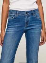 Denim Piccadilly Midrise Slim Fit Jeans Pepe Jeans L20F2F75 Women - Image 3