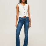 Denim Piccadilly Slim Fit Midrise Jeans Pepe Jeans L20F2F71 Women