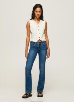 Denim Piccadilly Slim Fit Midrise Jeans Pepe Jeans L20F2F71 Women
