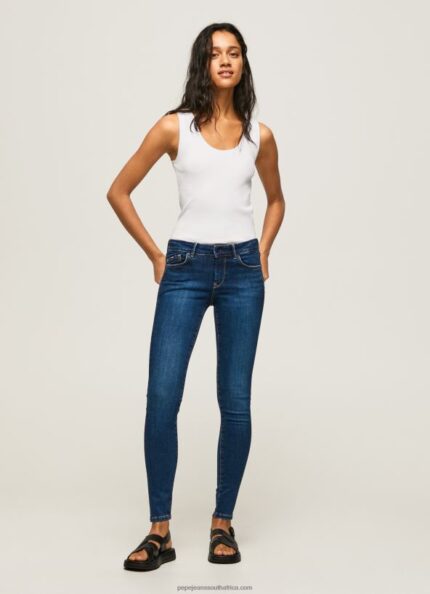 Denim Pixie Midrise Skinny Fit Jeans Pepe Jeans L20F2F44 Women