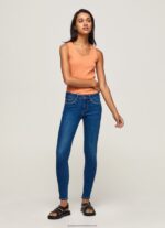 Denim Pixie Midrise Skinny Fit Jeans Pepe Jeans L20F2F50 Women