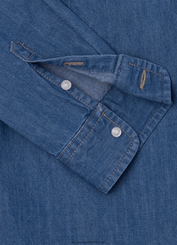 Denim Portez Regular Fit Denim Shirt Pepe Jeans L20F2F1660 Boy - Image 3