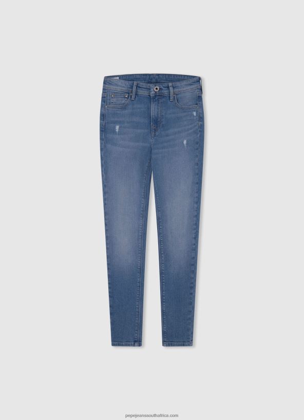 Denim Reese Taper Fit High Waisted Jeans Pepe Jeans L20F2F1366 Girl - Image 4