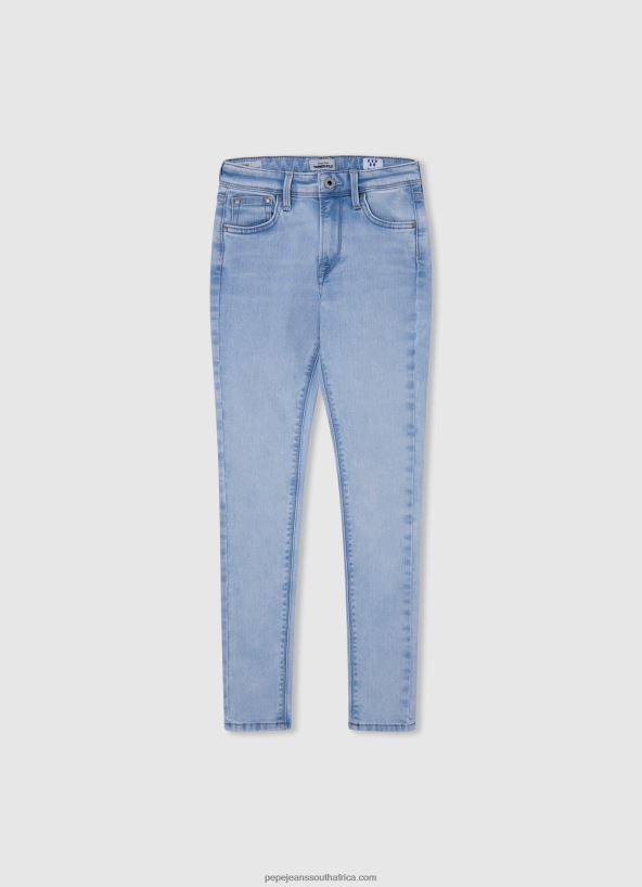 Denim Reese Taper Fit High Waisted Jeans Pepe Jeans L20F2F1366 Girl - Image 5