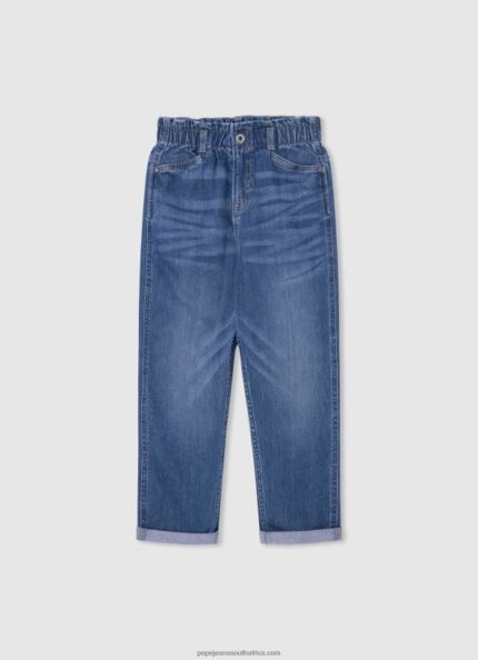 Denim Reese Taper Fit High Waisted Jeans Pepe Jeans L20F2F1366 Girl