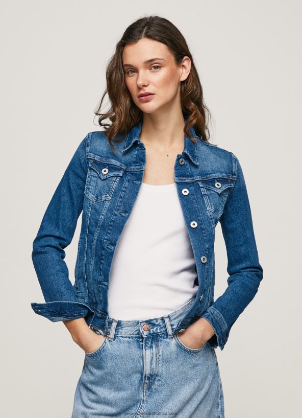 denim_regular_fit_denim_jacket_pepe_jeans_l20f2f138_women.jpg Denim Regular Fit Denim Jacket Pepe Jeans L20F2F138 Women - Image 1