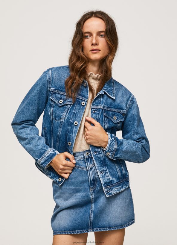 denim_regular_fit_denim_jacket_pepe_jeans_l20f2f97_women.jpg Denim Regular Fit Denim Jacket Pepe Jeans L20F2F97 Women - Image 1