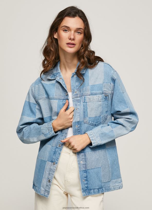 denim_regular_fit_denim_overshirt_pepe_jeans_l20f2f352_women.jpg Denim Regular Fit Denim Overshirt Pepe Jeans L20F2F352 Women - Image 1