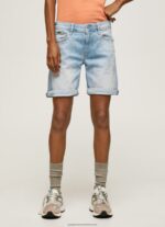 Denim Regular Fit Denim Shorts Pepe Jeans L20F2F499 Women - Image 2