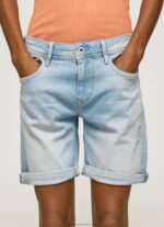 Denim Regular Fit Denim Shorts Pepe Jeans L20F2F499 Women - Image 3