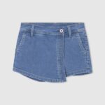 Denim Regular Fit Denim Skirt Shorts Pepe Jeans L20F2F1511 Girl