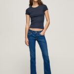 Denim Saturn Midrise Regular Fit Jeans Pepe Jeans L20F2F21 Women