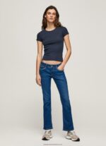 Denim Saturn Midrise Regular Fit Jeans Pepe Jeans L20F2F21 Women