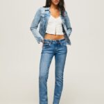 Denim Saturn Midrise Regular Fit Jeans Pepe Jeans L20F2F22 Women