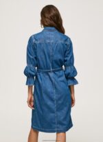 Denim Short Denim Shirt Dress Pepe Jeans L20F2F101 Women - Image 4