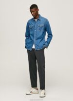 Denim Slim Fit Denim Shirt Pepe Jeans L20F2F1023 Men - Image 2