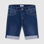 Denim Slim Fit Denim Shorts Pepe Jeans L20F2F1684 Boy