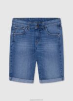 Denim Slim Fit Denim Shorts Pepe Jeans L20F2F1684 Boy - Image 4