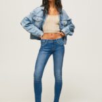 Denim Soho Midrise Skinny Fit Jeans Pepe Jeans L20F2F48 Women
