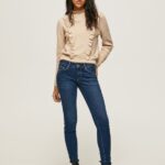 Denim Soho Slim Fit Mid Waist Jeans Pepe Jeans L20F2F57 Women