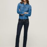 Denim Venus Straight Fit Low Waist Jeans Pepe Jeans L20F2F37 Women