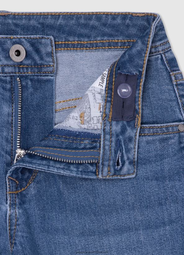 Denim Violet High Waisted Relaxed Fit Jeans Pepe Jeans L20F2F1362 Girl - Image 3