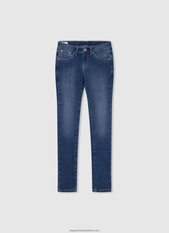 Denim Violet High Waisted Relaxed Fit Jeans Pepe Jeans L20F2F1362 Girl - Image 4
